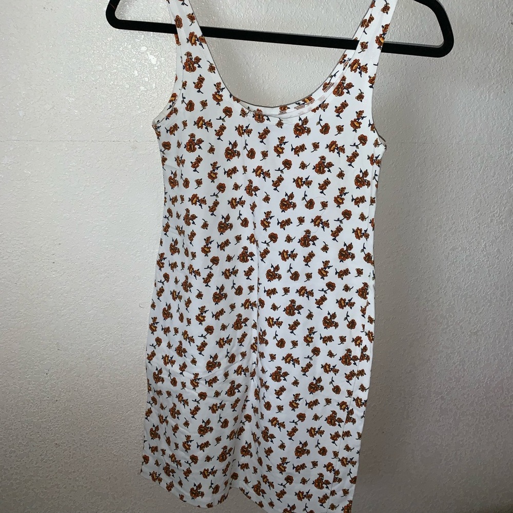 White mini dress